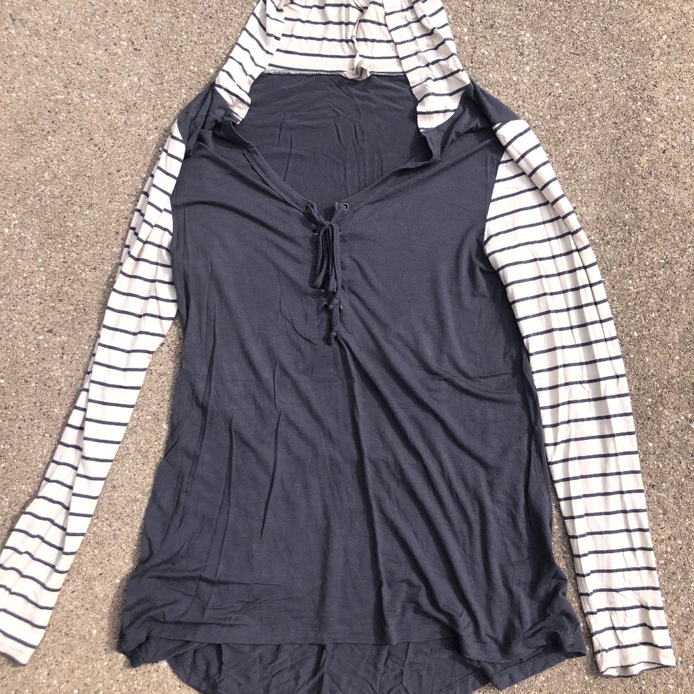 Grey soft hoddie